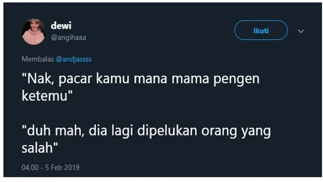 Momen Netizen Ditanya Pacarnya Mana