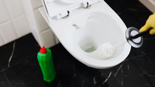 Membersihkan Toilet