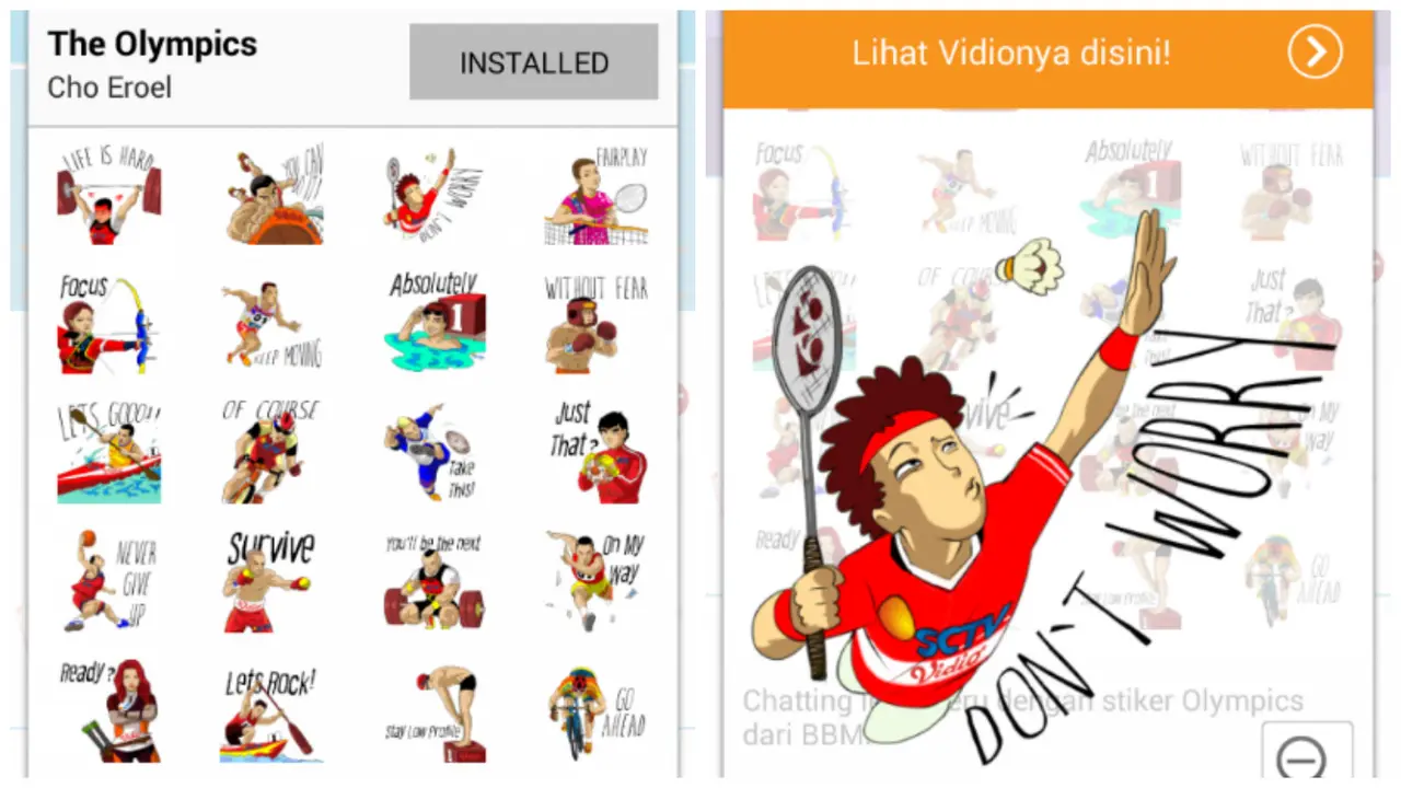 Stiker BBM 