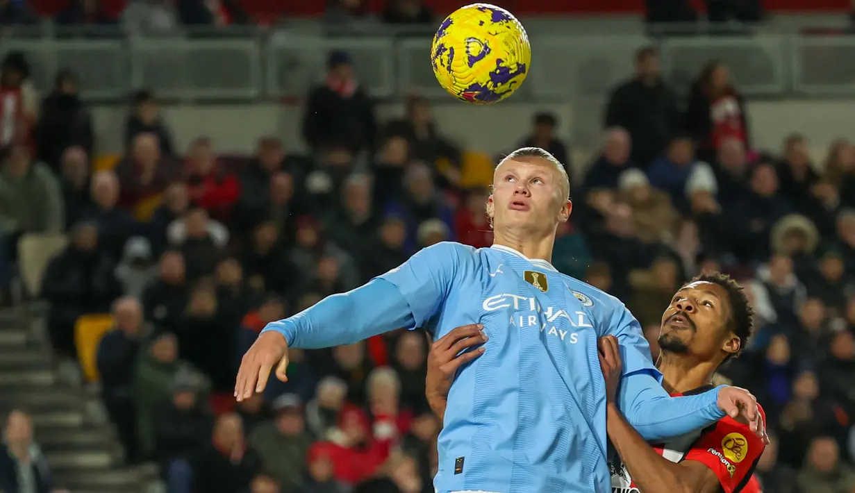 Dengan kemenangan ini, Manchester City menempati urutan dua klasemen sementara Liga Inggris dengan 49 poin dari 22 pertandingan yang sudah dimainkan. (AP Photo/Ian Walton)