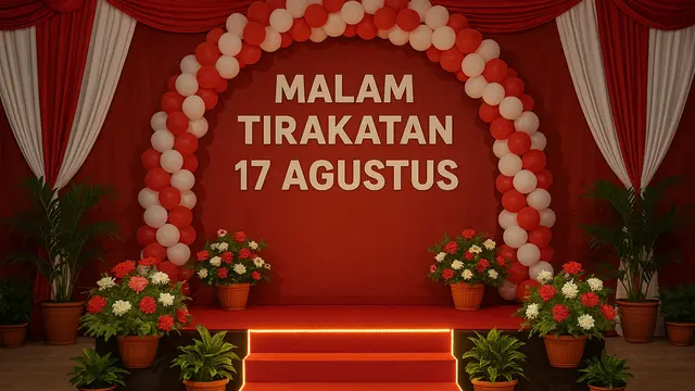 Ide Dekorasi Panggung untuk Malam Tirakatan 17 Agustus 2025