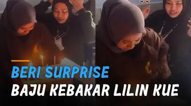 Nasib apes dialami oleh seorang perempuan ini ketika hendak memberikan surprise untuk temannya yang sedang ulang tahun.