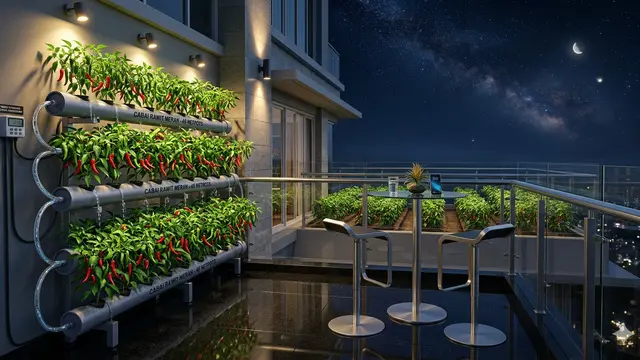 Inspirasi Teras Rumah Dekat Kebun Cabai yang Tetap Rapi