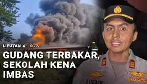 Gudang Terbakar, Sekolah Kena Imbas