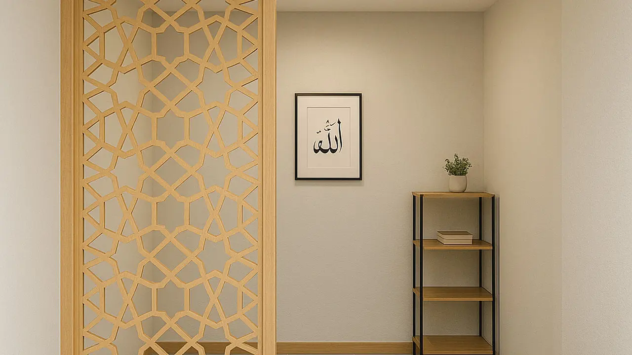 mushola dalam rumah minimalis