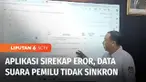 Aplikasi Sistem Informasi Rekapitulasi Pemilu, Sirekap eror. Akibatnya rekapitulasi suara pemilu di sejumlah daerah terganggu.