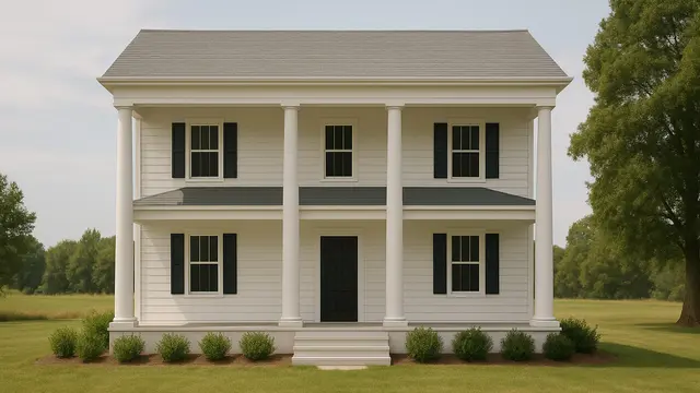 Model Rumah Amerika Klasik di Desa