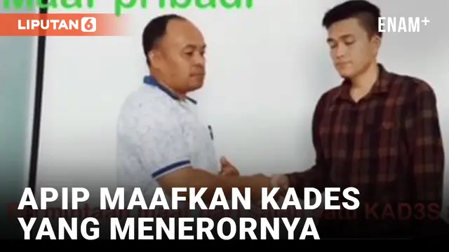 VIDEO: Kritik Masa Jabatan Kades 9 Tahun, Apip Berdamai dengan Oknum Kepala Desa