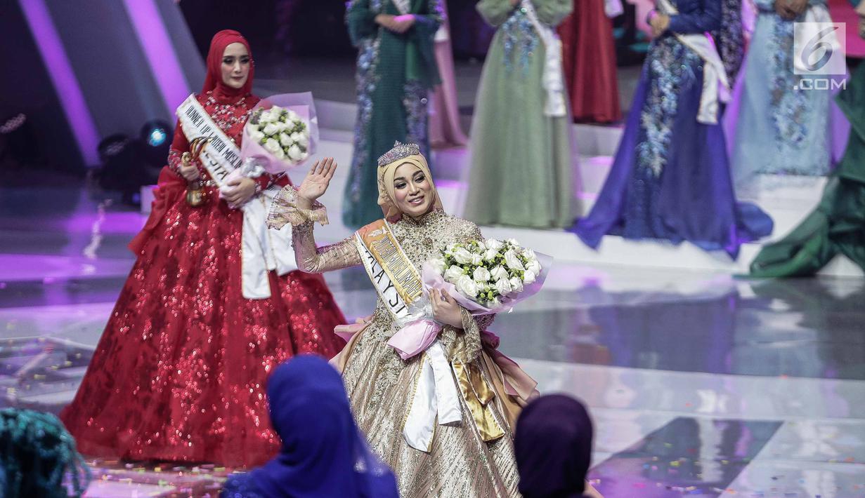 FOTO Selamat Uyaina Arshad Terpilih Jadi Puteri Muslimah Asia 2018