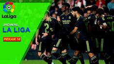 Berita Motiongrafis tentang Jadwal Lengkap Liga Spanyol Pekan 14, Real Madrid yang Siap Bangkit Saat Hadapi Cadiz.