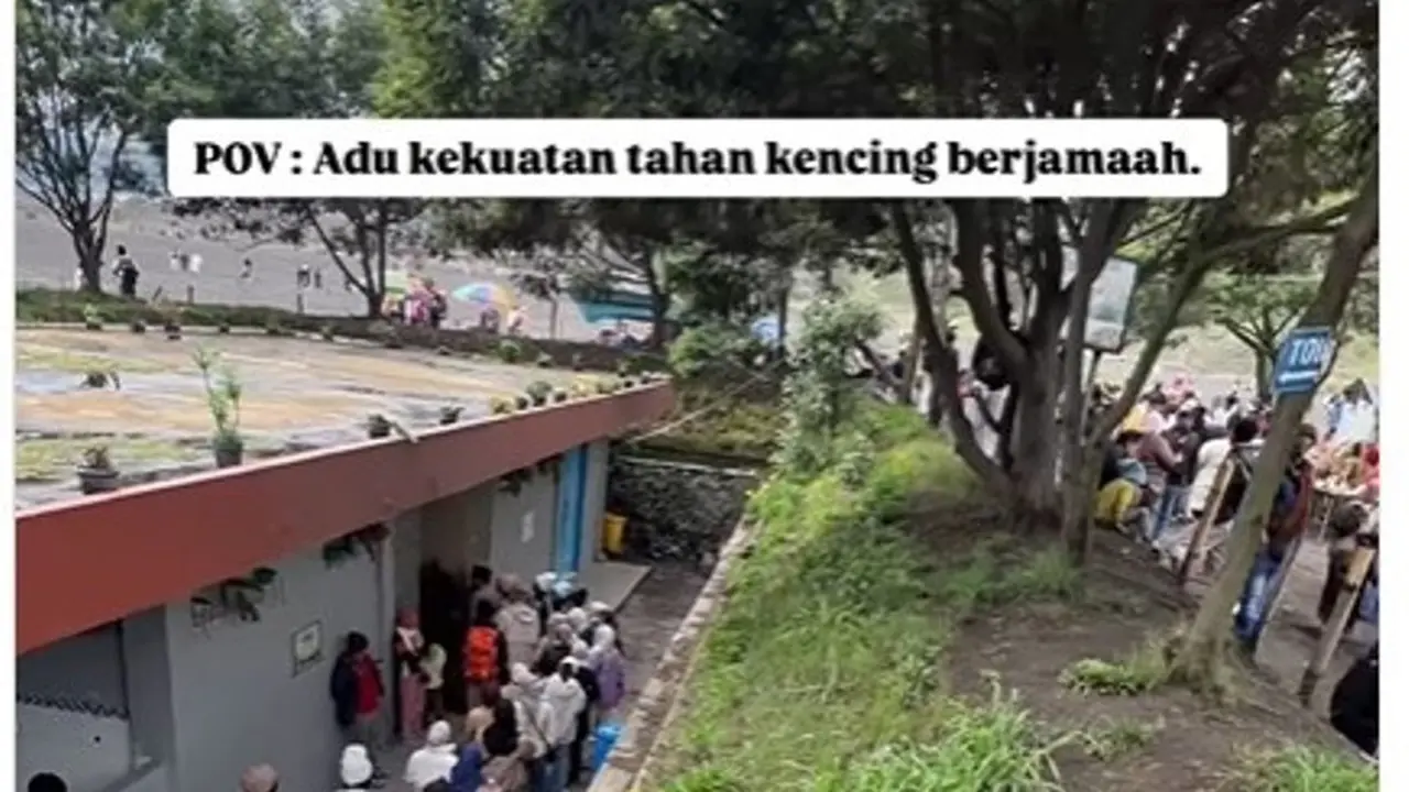 Gunung Bromo Dipadati Pengunjung, Antre Masuk Toilet sampai 2 Jam