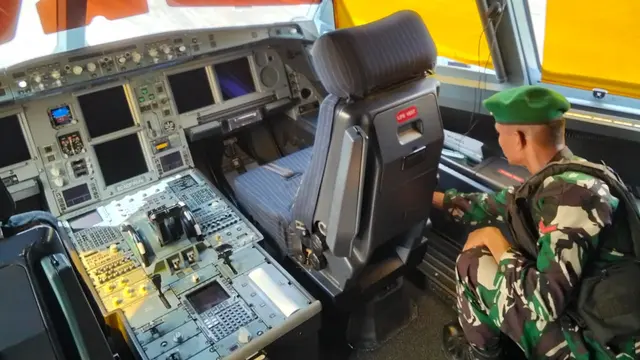 TNI Melakukan Pemeriksaan Menyeluruh Pesawat Saudia Airlines Buntut Teror Bom