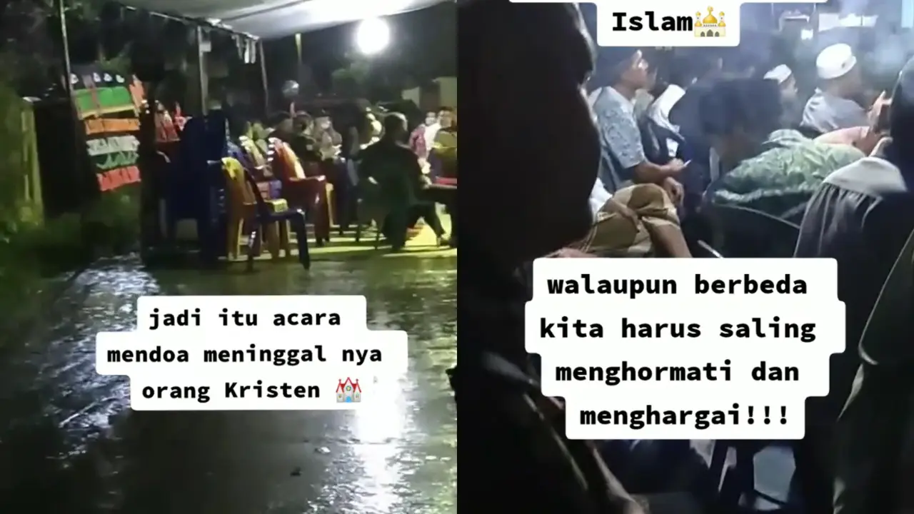 Acara untuk mendoakan tetangga yang berpulang