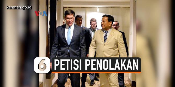 VIDEO: Kunjungan Prabowo ke AS Disambut Petisi Penolakan