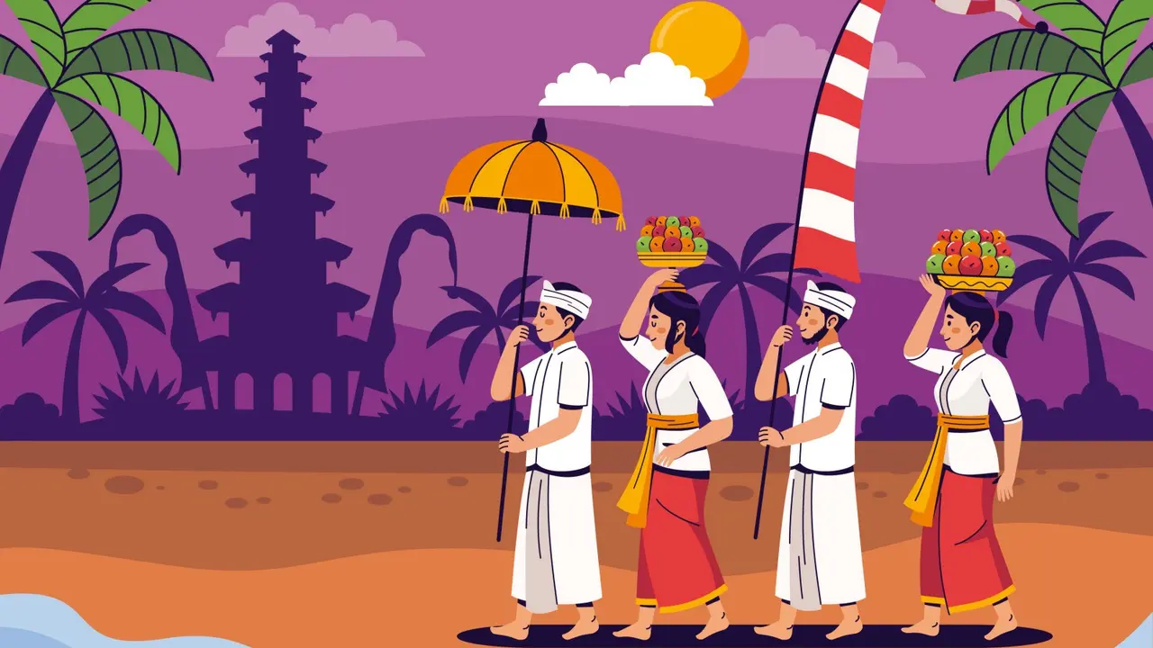 Ilustrasi hukum adat, budaya, tradisi