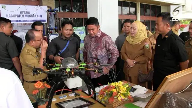 VIDEO: Inovasi Drone Pembantu Petani Lahir di Palembang