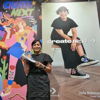 Create Next Converse Indonesia bersama Diela Maharanie (foto: Converse Indonesia.dok)