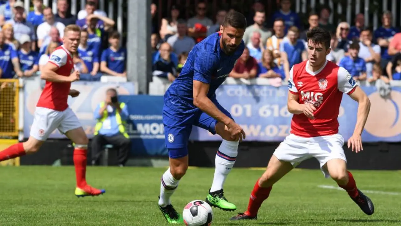 Penyerang Chelsea, Olivier Giroud.