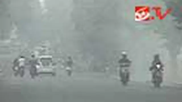 Kabut Asap Ganggu Transportasi di Jambi