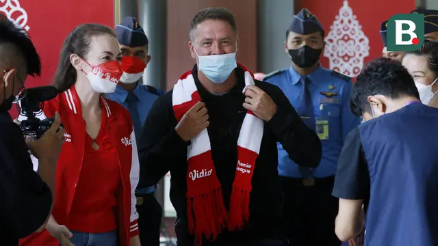 Foto: Mantan Pemain MU dan Liverpool Micheal Owen Tiba di Jakarta