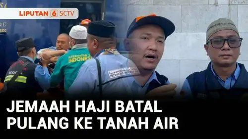 VIDEO: Sudah di Bus, Jemaah Haji Batal Pulang karena Alami Sesak Napas