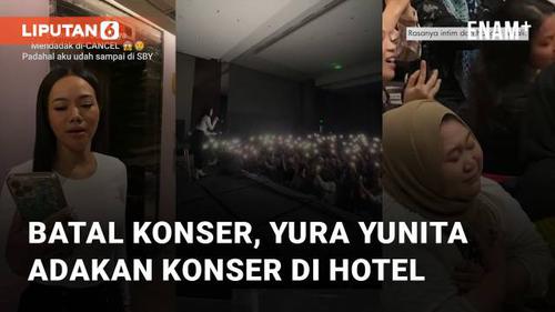 VIDEO: Batal Konser, Yura Yunita Adakan Konser Dadakan Hibur Penggemarnya di Hotel