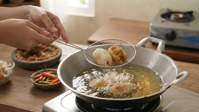 Resep Combro Isi Oncom Pedas dengan Bagian Luar Garing