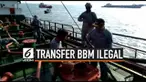 Badan Keamanan Laut (Bakamla) RI menangkap dua kapal yang diduga melakuka transfer BBM ilegal di perairan Jakarta Utara.