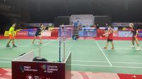 Latihan terakhir skuad bulutangkis Indonesia jelang Yonex Thailand Terbuka 2021, Senin (11/01/2021). (Istimewa)