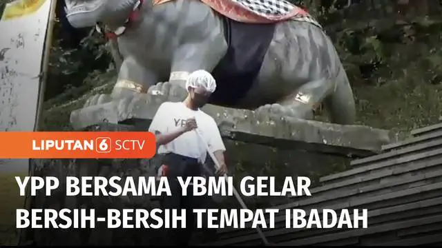 YPP SCTV-Indosiar menggelar kegiatan bersih-bersih di Pura Parahyangan Agung Jagatkarta, Taman Sari, Kabupaten Bogor, Jawa Barat. Kegiatan ini dilakukan bekerja sama dengan Yayasan Bahtera Maju Indonesia.