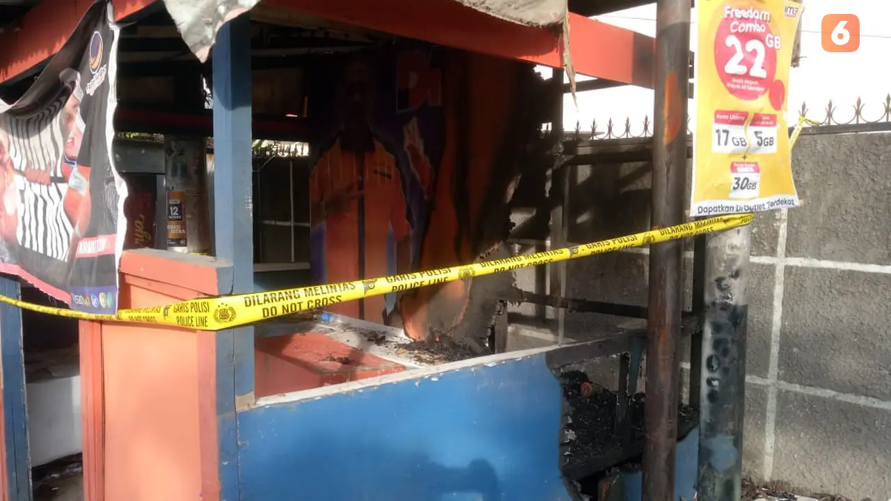 Posko pemenangan Cawalkot Makassar diteror (Liputan6.com/Fauzan)