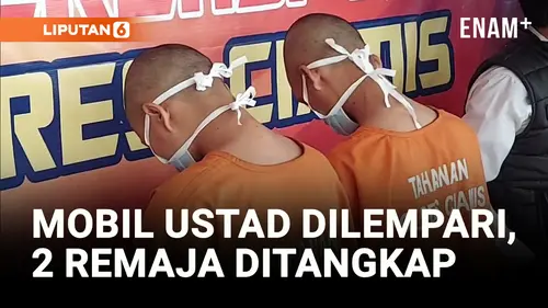 VIDEO: Lempari Mobil Ustad, 2 Remaja Ditangkap Polisi!