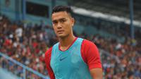 Pemain Arema FC yang memperkuat Timnas Indonesia U-23, Muhammad Rafli. (Bola.com/Iwan Setiawan)