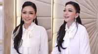 Kemeja Tali Kerah ala Maia Estianty (Foto: Instagram @maiaestiantyreal)
