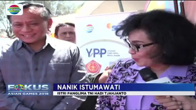 Istri Panglima TNI Sambangi Posko Pengungsi Korban Gempa Lombok
