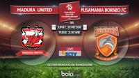 Madura United vs Pusamania Borneo FC (bola.com/Rudi Riana)