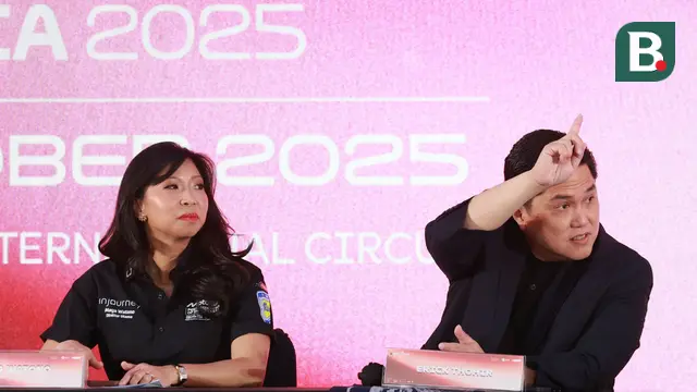 Direktur Utama InJourney Maya Watono dan Menpora RI Erick Thohir