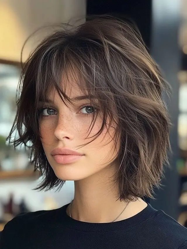 Short Messy Bob