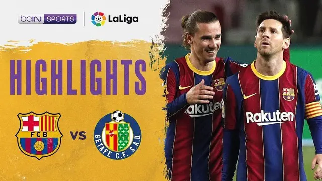 VIDEO: Pesta Gol Barcelona ke Gawang Getafe di Liga Spanyol