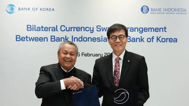 Bank Indonesia (BI) dan Bank of Korea menyepakati perpanjangan perjanjian swap bilateral dalam mata uang lokal masing-masing negara. (Foto: Bank Indonesia)
