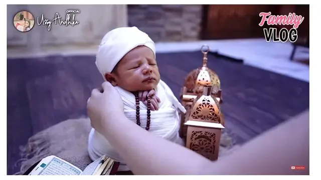 7 Gaya Pemotretan Baby Born Saka Anak Andhika Pratama dan Ussy, Menggemaskan