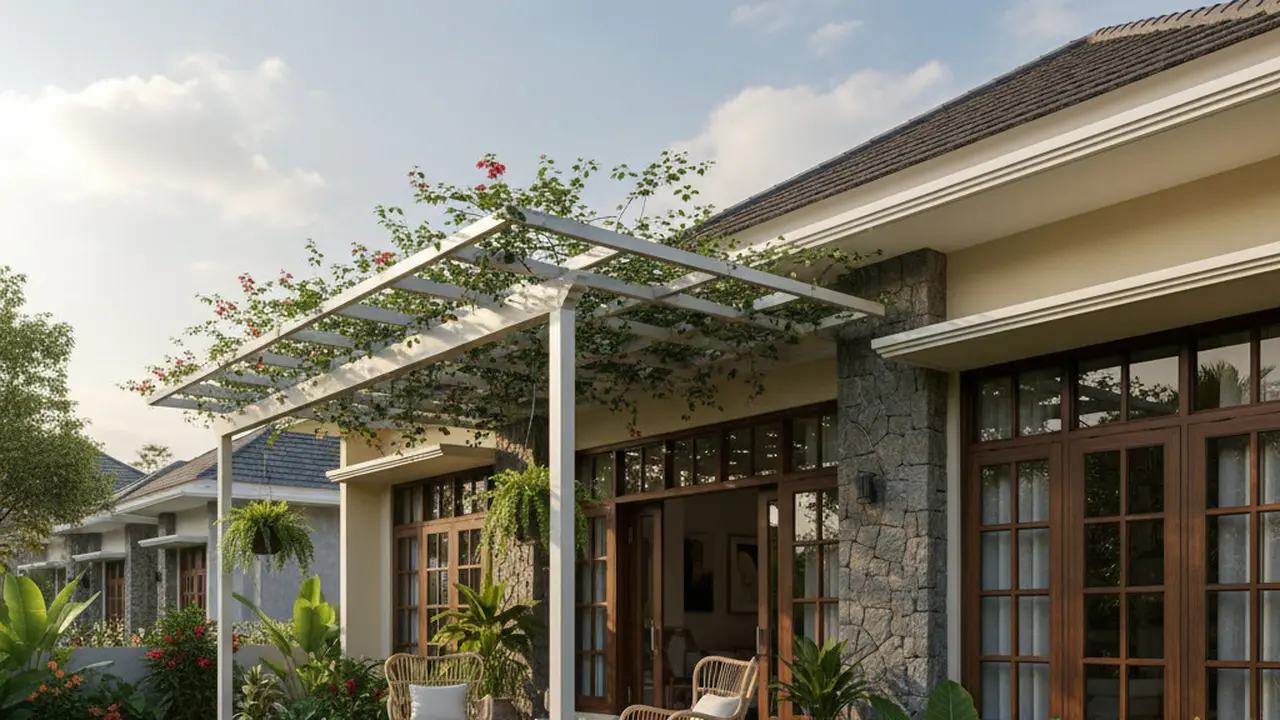 7 Model Rumah 1 Lantai dengan Teras Luas dan Taman Kecil, Nyaman untuk Bersantai dan Ramah Keluarga