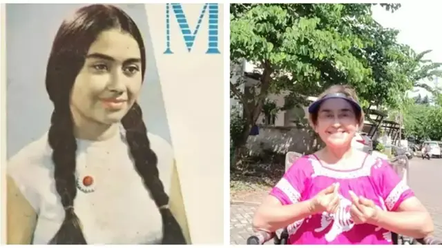 Marini Soerjosoemarno masa muda (YouTube/Lagu Langka; Instagram/@marini.soerjosoemarno; Brilio)