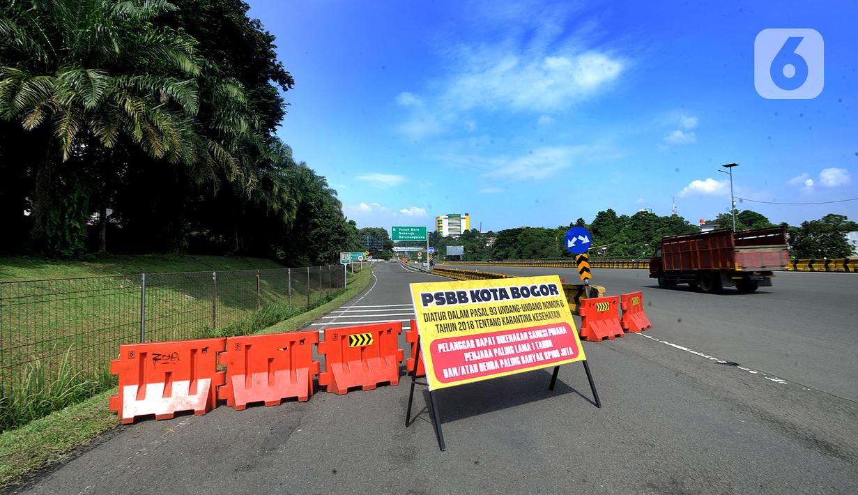 FOTO: PSBB Hari Pertama, Kawasan Landmark Kota Bogor Sepi ...