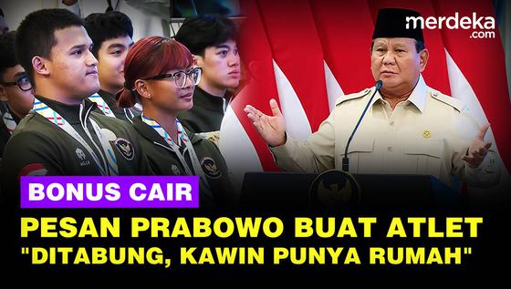 Cair! Bonus Prabowo Buat Atlet Raih Medali Sea Games: Ditabung, Kalau Kau Kawin Punya Rumah