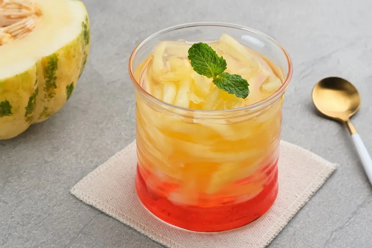 resep es buah blewah minuman