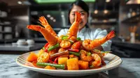 10 Variasi Resep Udang Asam Manis Saus Tiram, Begini Triknya