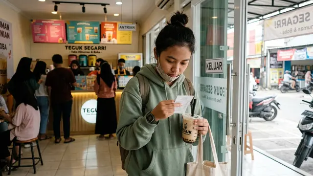 Selalu Cek Struk sebelum Keluar Toko (AI Generated)