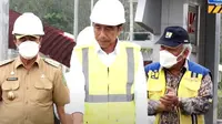 Presiden Joko Widodo atau Jokowi meresmikan Jalan Tol Ruas Pekanbaru-Padang, Seksi Pekanbaru-Bangkinang di Kabupaten Kampar Provinsi Riau, Rabu (4/1/2023). (Dok. Tangkapan Layar Youtube Sekretariat Presiden)