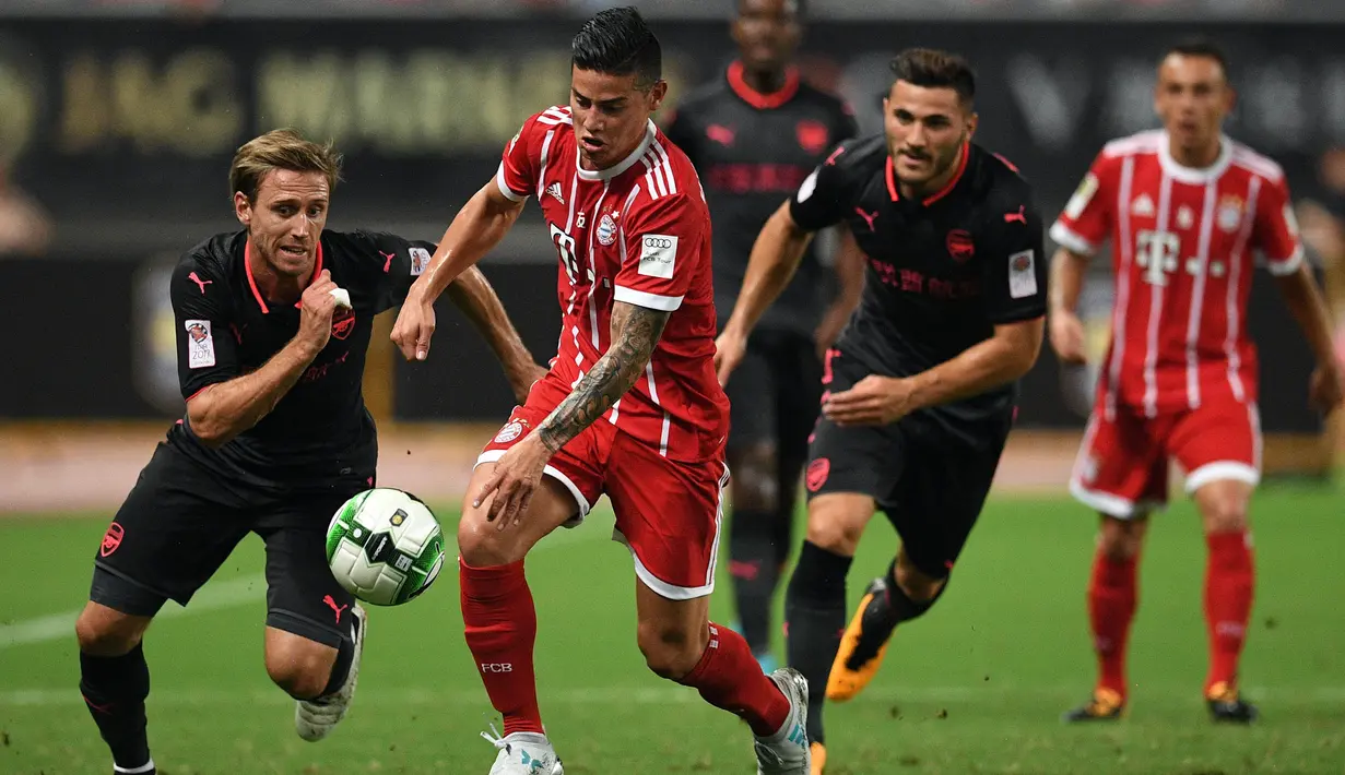 Gelandang Bayern Munchen, James Rodriguez (AFP/Johannes Eisele)